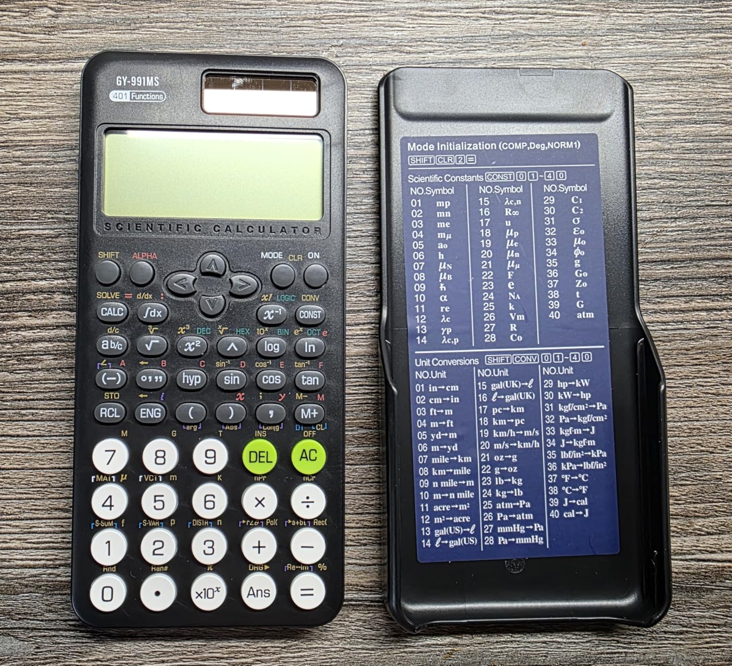 Scientific Calculator For Secondary School - آلة الحاسبة العلمية المدرسية 991MS 401