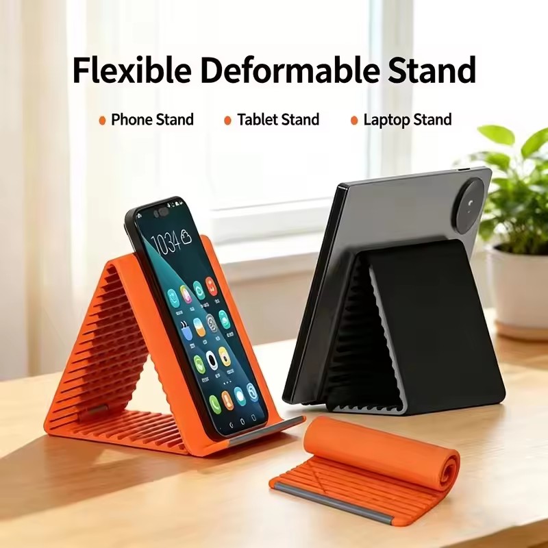 Desk Accessories - حامل هاتف محمول مرن من السيليكون