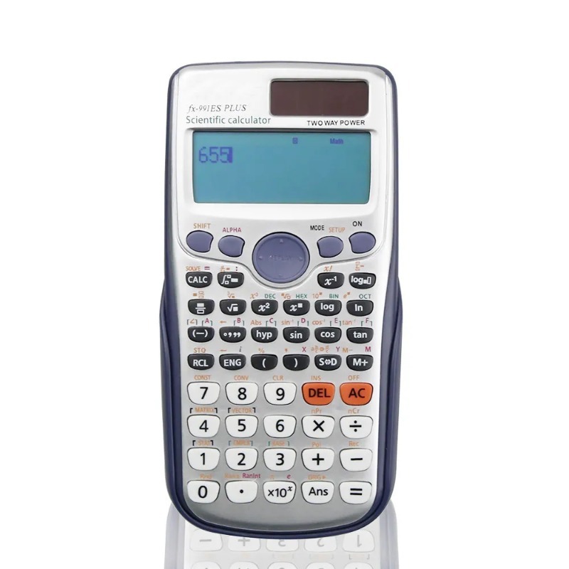 Scientific Calculator For Secondary School - آلة حاسبة علمية 991ES PLUS بشاشة