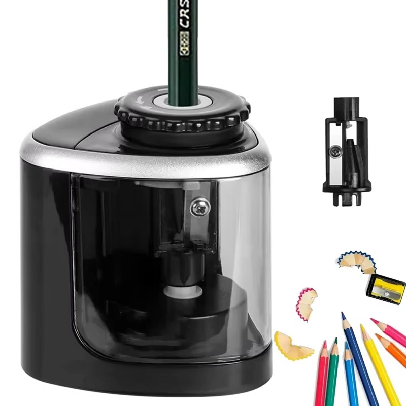 Electric Pencil Sharpener Usb - مبراة أقلام كهربائية أوتوماتيكية للمكتب، مبراة