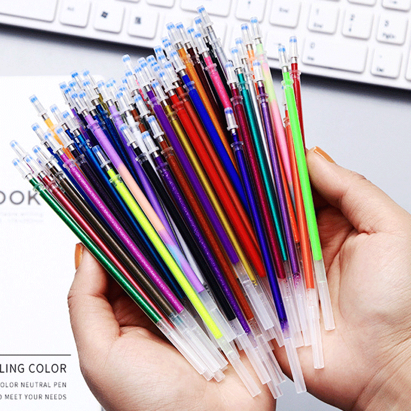 Pastel Highlighter Set Double Ended - مجموعة عبوات أقلام الجل 12/100 لونًا