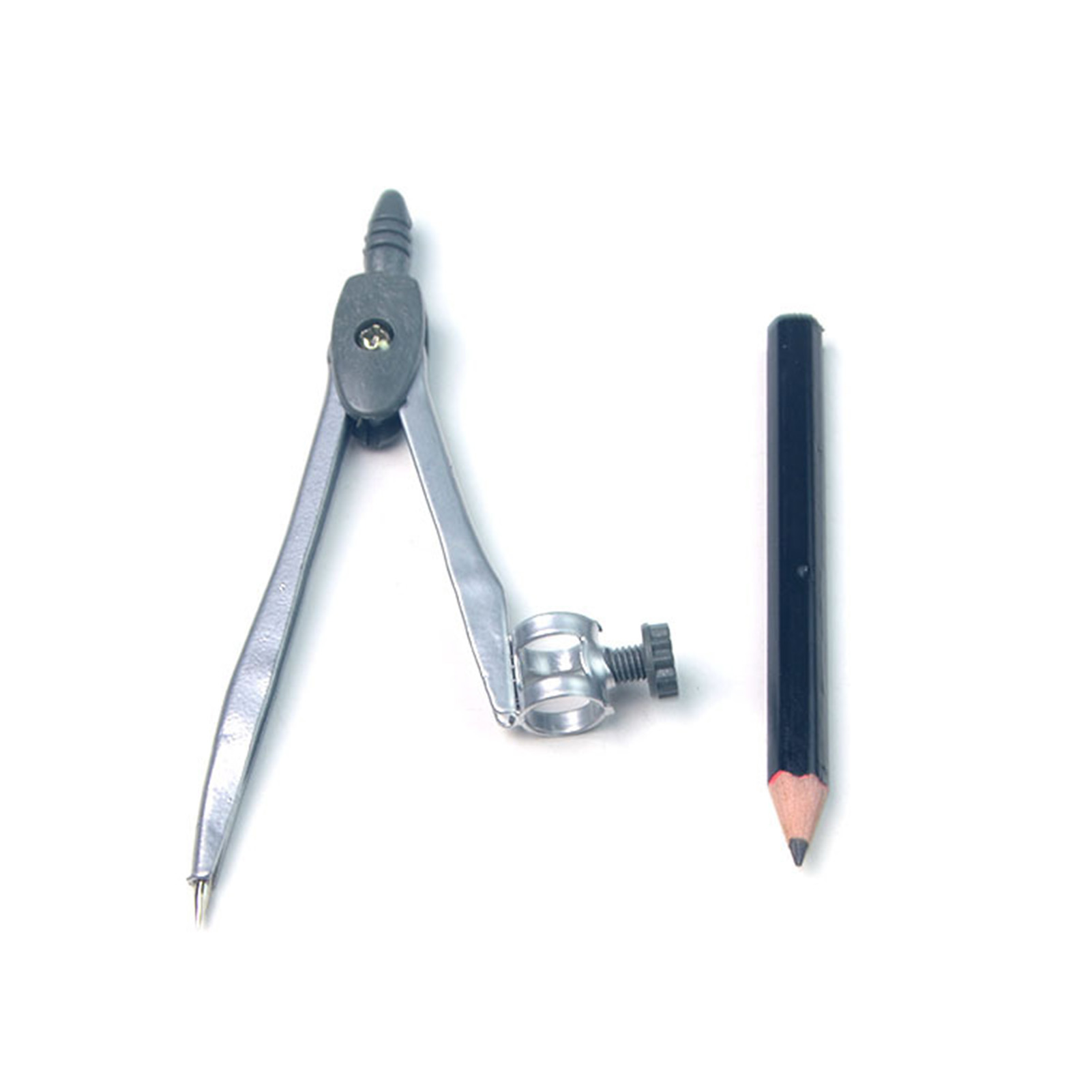 Math Geometry Set With Compass - مجموعة أدوات هندسية معدنية احترافية للرسم