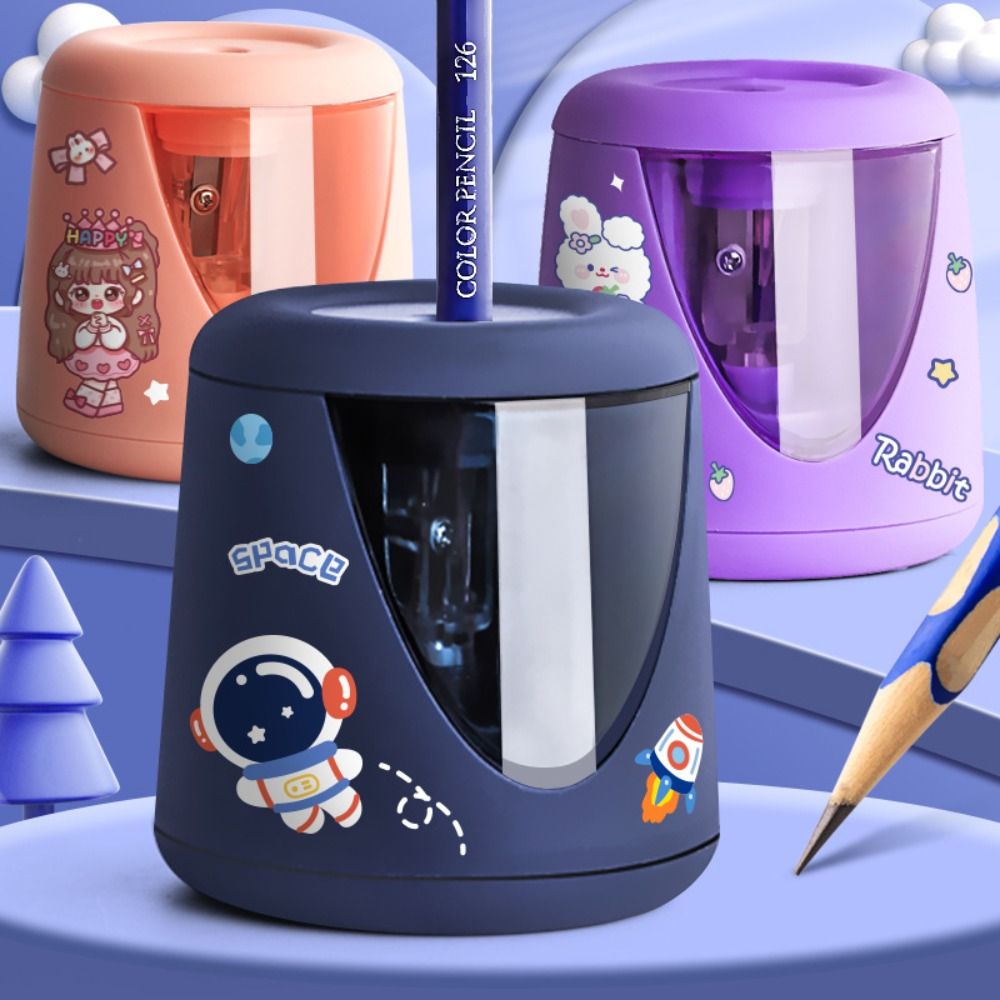 لوازم مكتبية ومدرسية مع ملصقات - مراجعة Electric Pencil Sharpener Usb وسعره