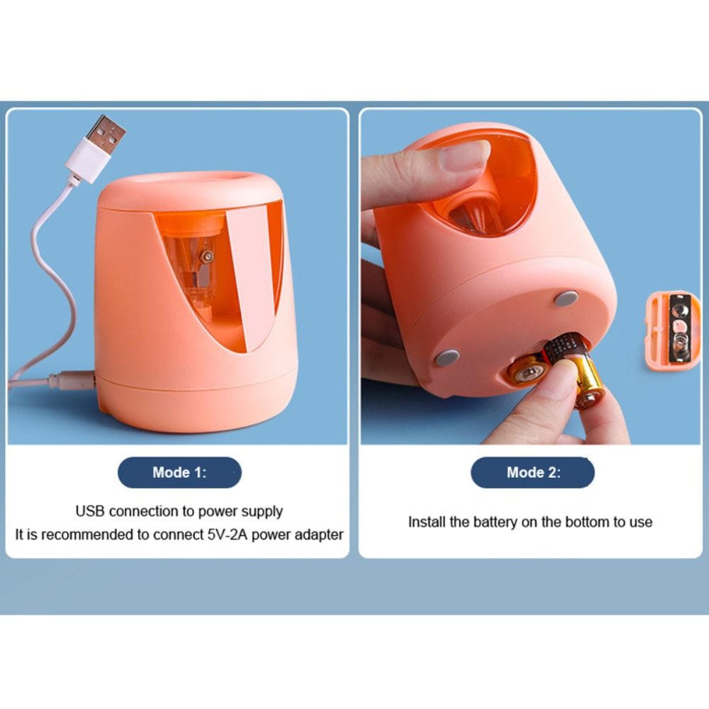 لوازم مكتبية ومدرسية مع ملصقات - مراجعة Electric Pencil Sharpener Usb وسعره