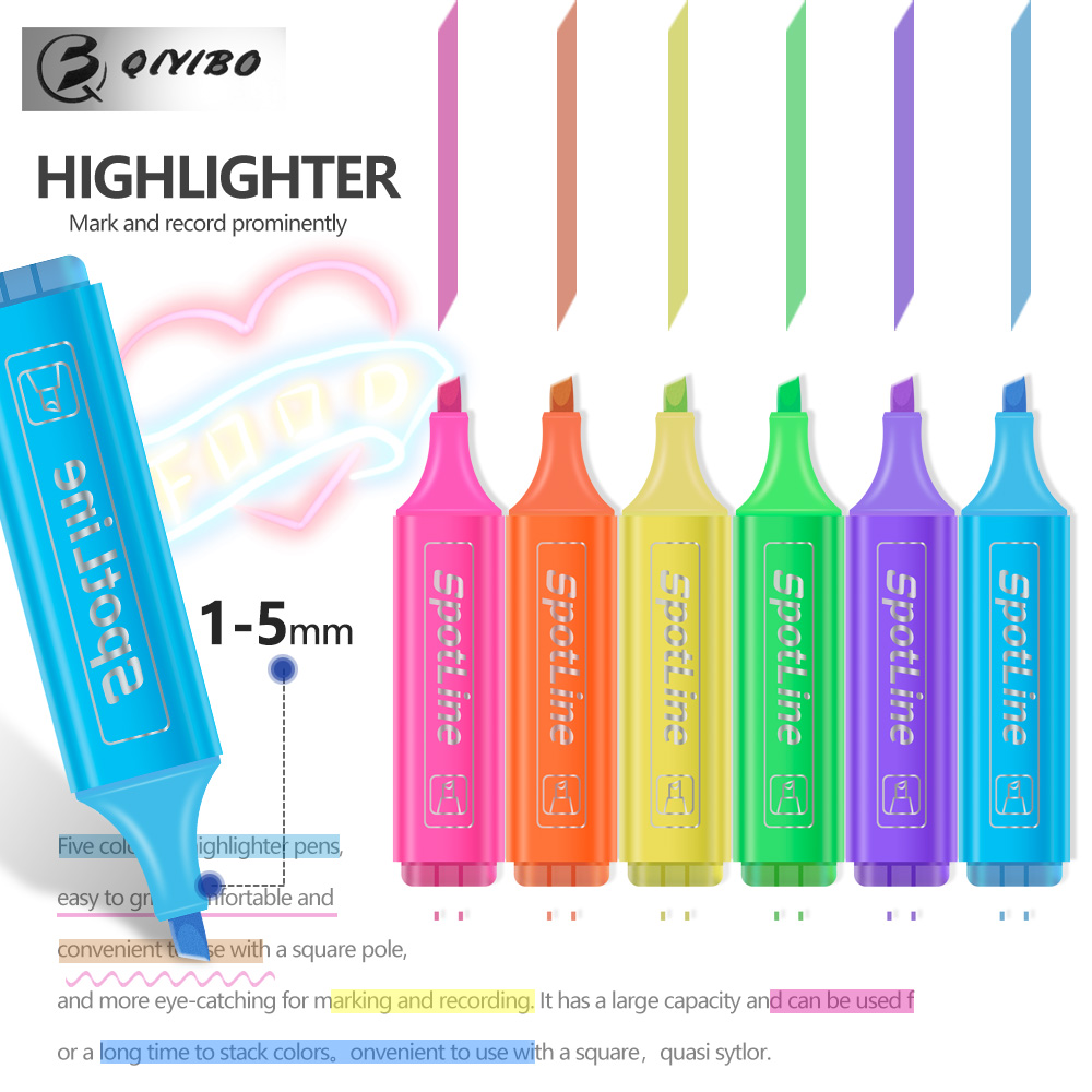 أقلام رسم فلوري ، علامات الباس - مراجعة Pastel Highlighter Set Double Ended وسعره