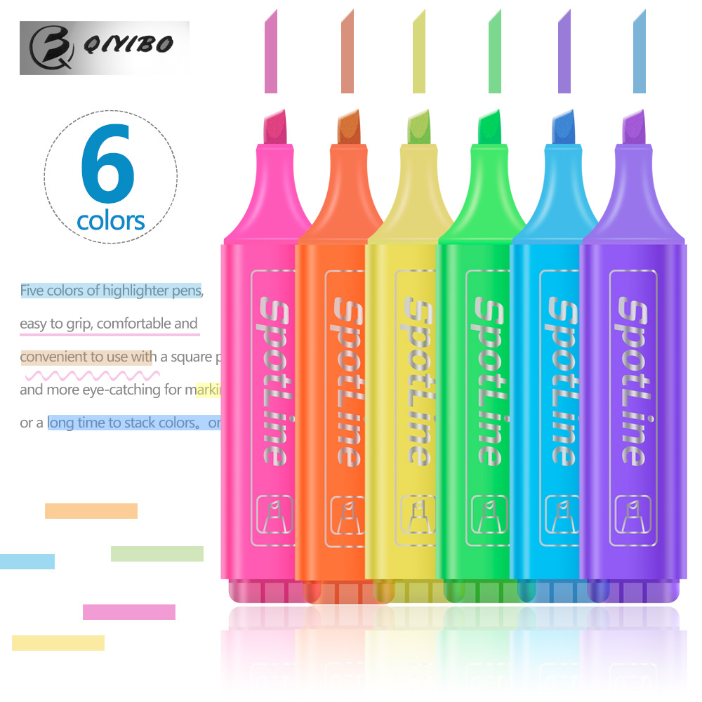 أقلام رسم فلوري ، علامات الباس - مراجعة Pastel Highlighter Set Double Ended وسعره