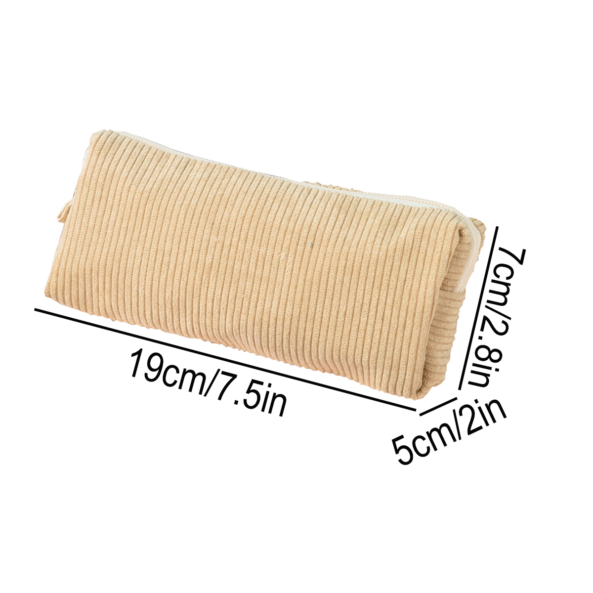 حقيبة أقلام رصاص من قماش الكور - مراجعة Aesthetic Large Pencil Case Pouch وسعره