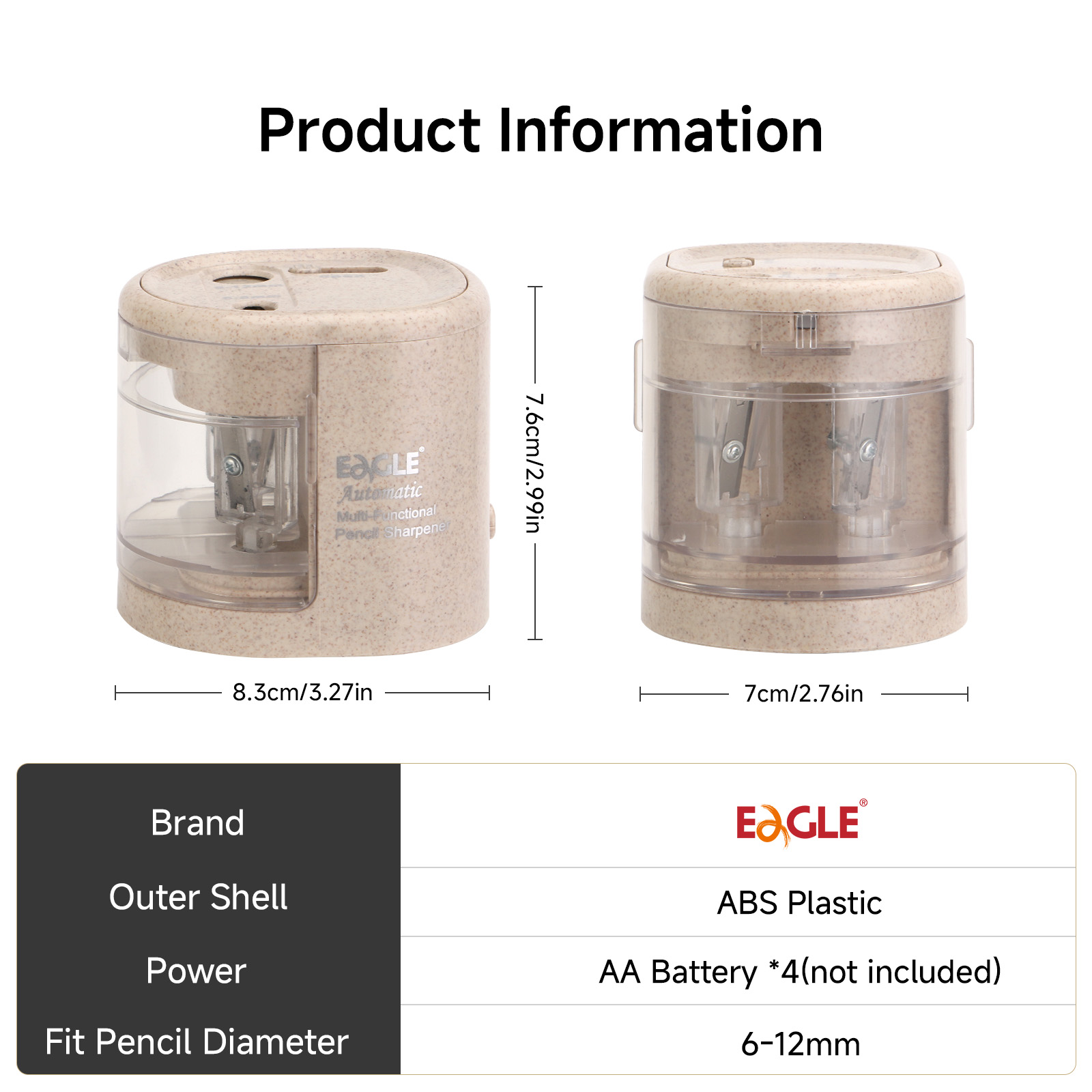 مبراة أقلام كهربائية أوتوماتيك - مراجعة Electric Pencil Sharpener Usb وسعره