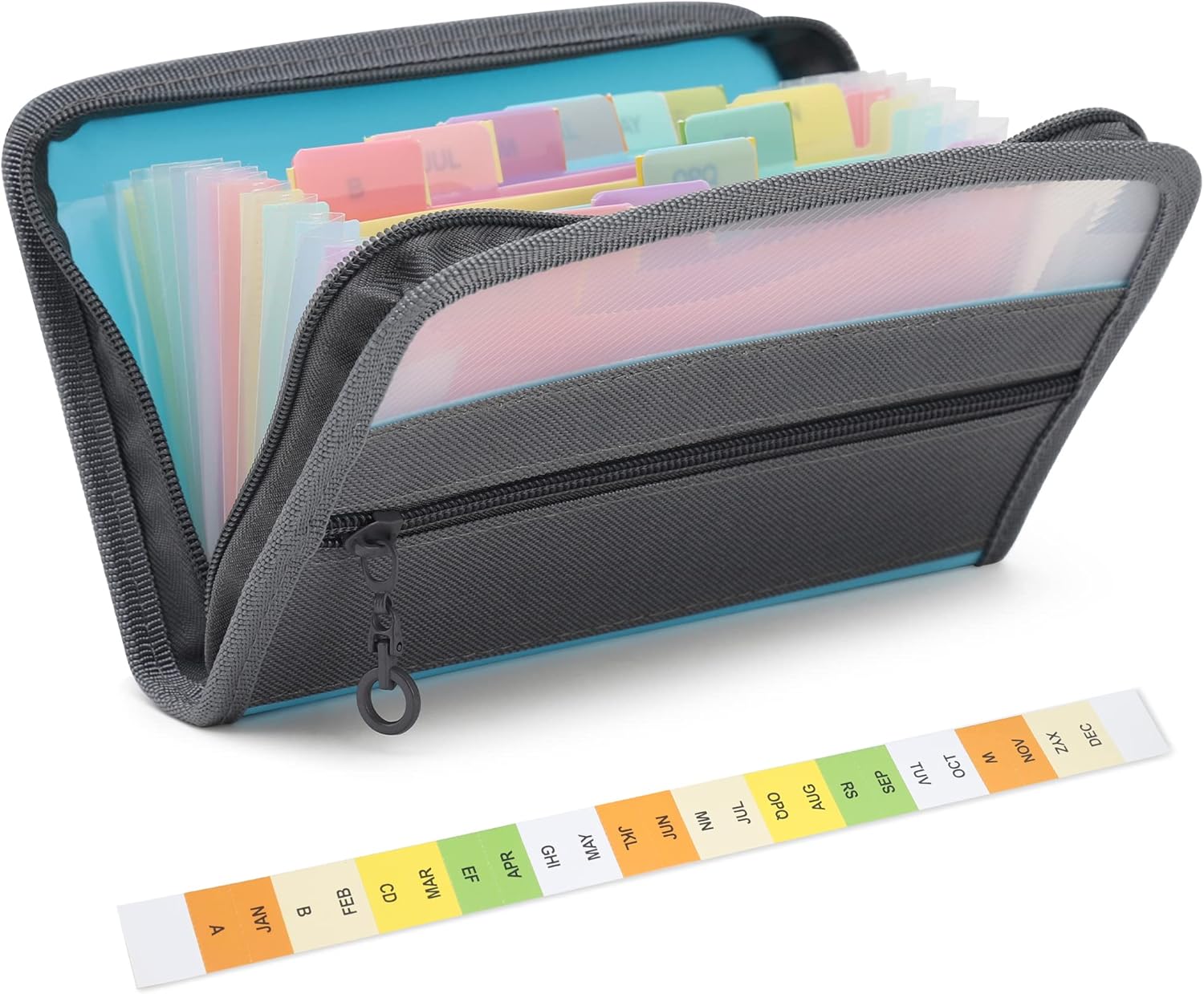 منظم ملفات أكورديون صغير A6 بس - مراجعة Expandable Accordion File Folder 13 Pockets وسعره