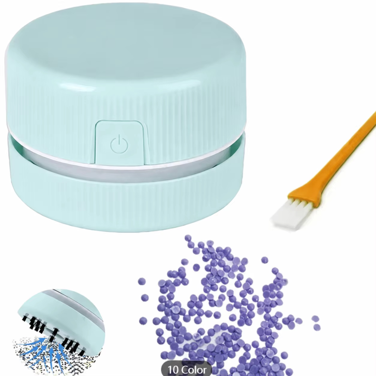 مكنسة كهربائية صغيرة للمكتب، م - مراجعة Mini Desktop Vacuum Cleaner For Eraser Dust وسعره
