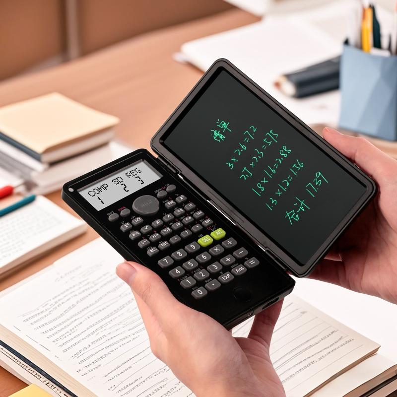 آلة حاسبة علمية محمولة 2 في 1  - مراجعة Scientific Calculator For Secondary School وسعره
