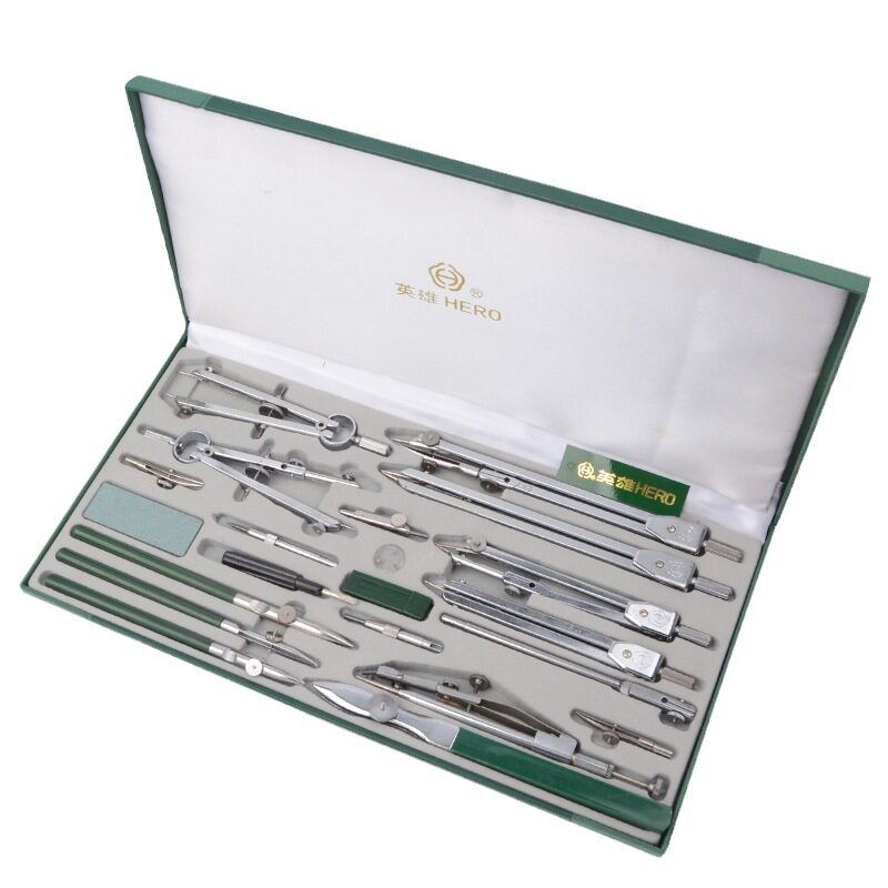 مجموعة أدوات رسم هندسي معدنية  - مراجعة Math Geometry Set With Compass وسعره