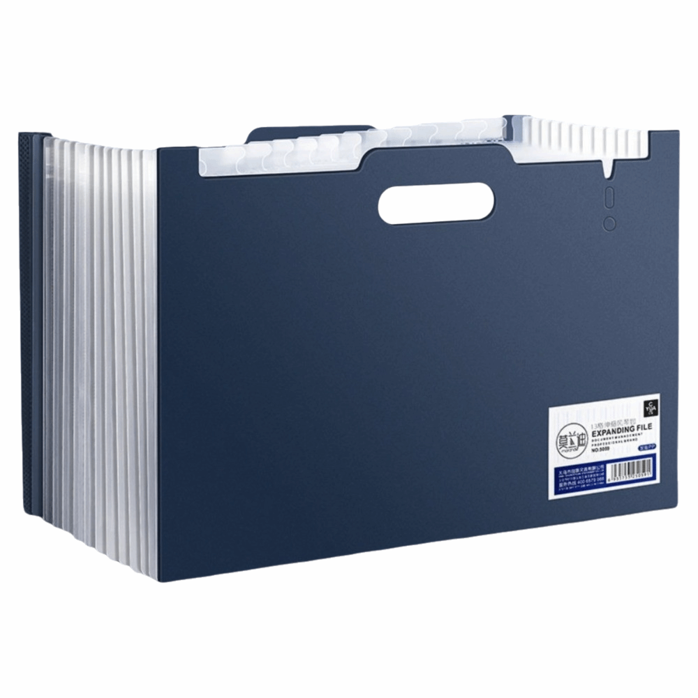 حافظة ملفات قابلة للتوسيع بـ 1 - مراجعة Expandable Accordion File Folder 13 Pockets وسعره