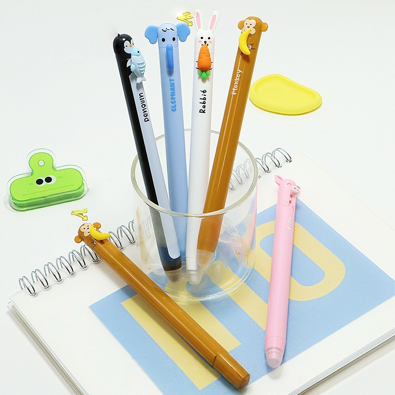6 أقلام جل قابلة للسحب والمسح  - مراجعة Retractable Eraser Pen Click وسعره