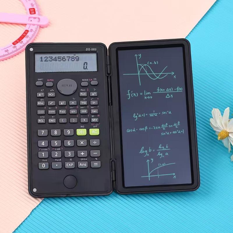 آلة حاسبة علمية مع لوحة كتابة  - مراجعة Scientific Calculator For Secondary School وسعره