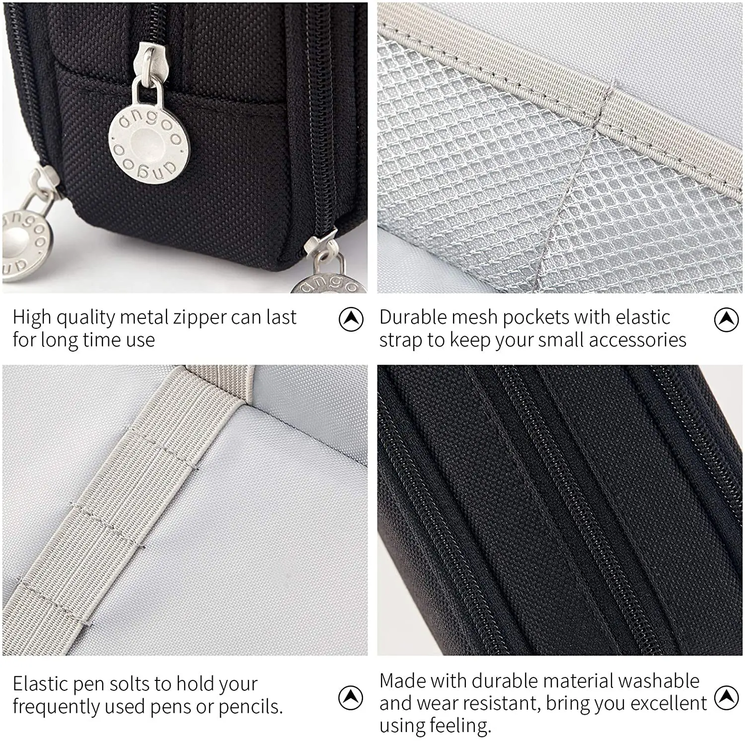 مقلمة ذات سعة كبيرة حقيبة أقلا - مراجعة Aesthetic Large Pencil Case Pouch وسعره