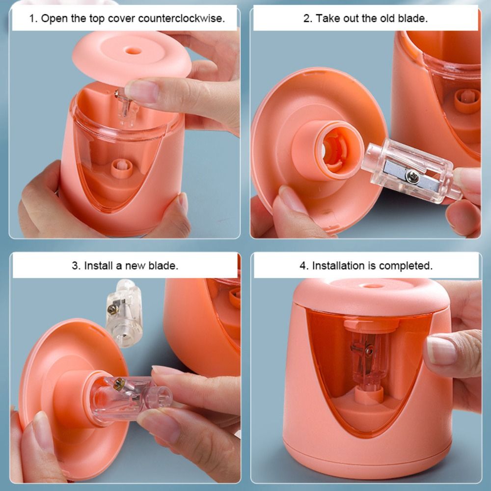مبراة أقلام كهربائية إبداعية ت - مراجعة Electric Pencil Sharpener Usb وسعره